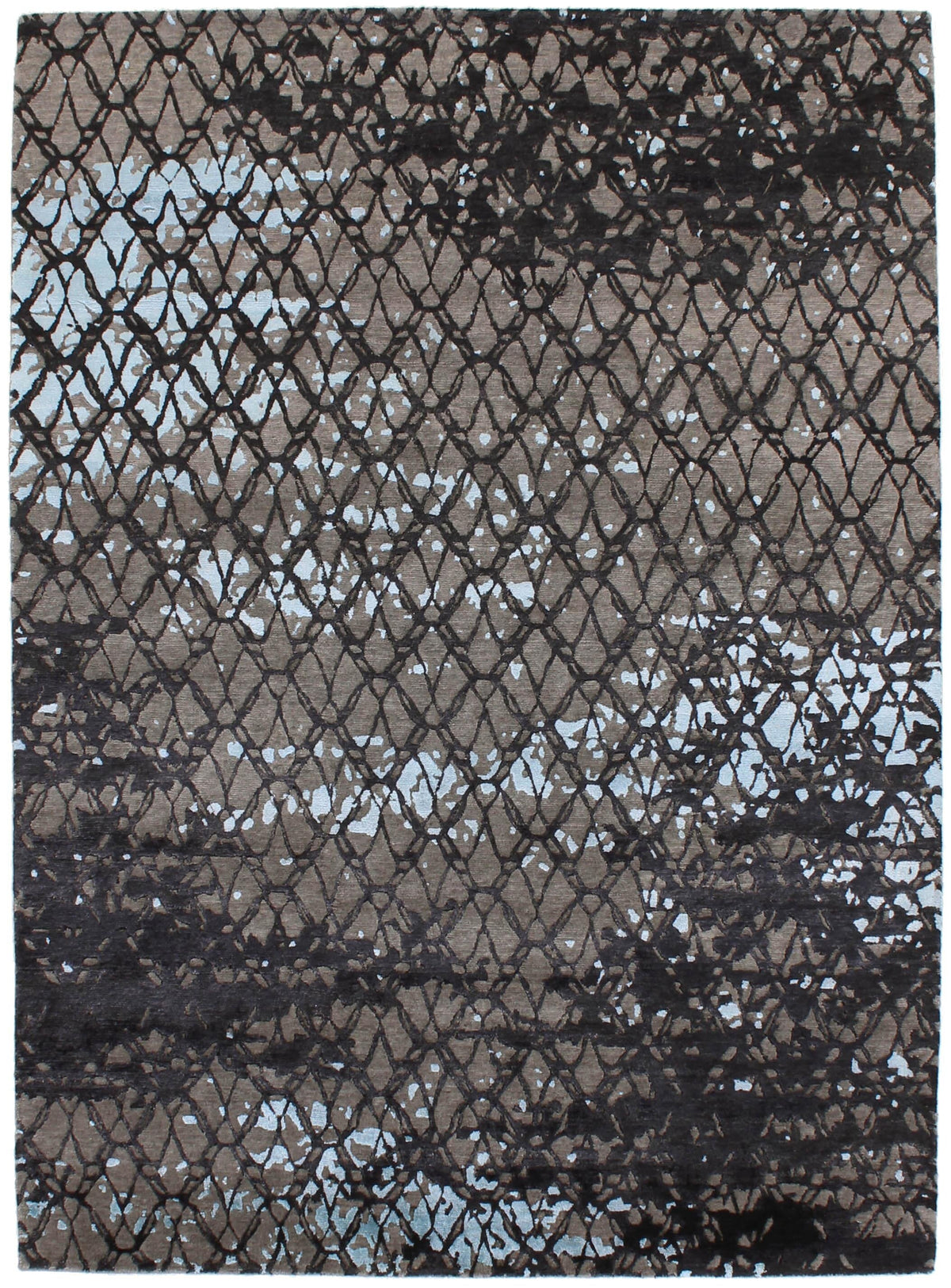 Senses Rug – Black & Brown – 200 × 300 cm