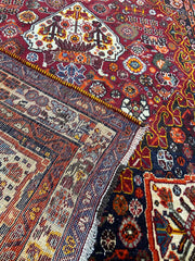 Persian Shiraz Qashqai Tribal Rug 157 x 155 m