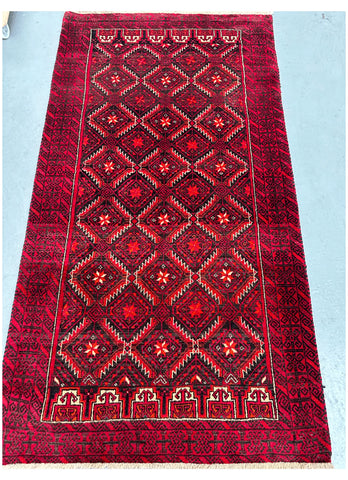 Persian Baluch Tribal Hand-Knotted Rug