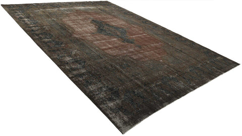 Vintage Kerman Fine Rug – Brown & Red – 300 × 406 cm