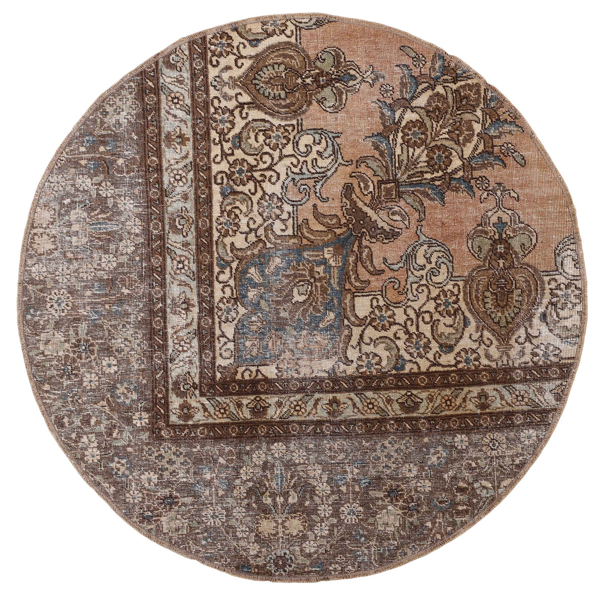 Vintage Royal Fine Rug – 130 × 130 cm – Design 3