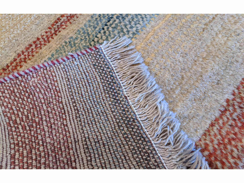 137 x 100 cm Persian Gabbeh Tribal Multi coloured Rug - Rugoutlet