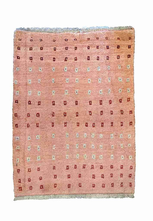 143 x 105 cm Pink & Red Rug - Rugmaster