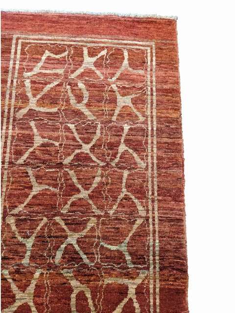 149 x 93 cm Red & Yellow Rug - Rugoutlet