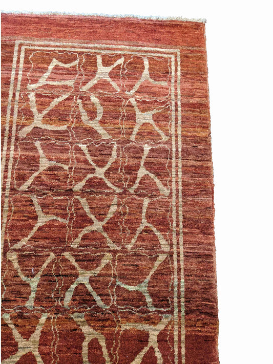 149 x 93 cm Red & Yellow Rug - Rugmaster