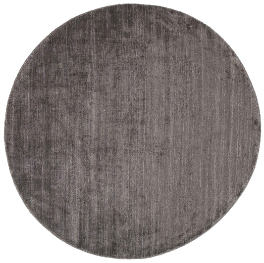 150x150 cm  Indian Viscose Multicolor Rug-Robusto, Grey Round