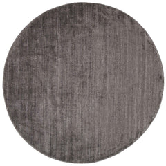 150x150 cm  Indian Viscose Multicolor Rug-Robusto, Grey Round