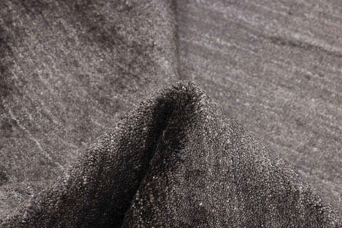 150x150 cm Contemporary Viscose grey round rug - Rugoutlet