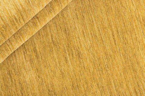 150x150 cm wool yellow round Rug-HLC200126 - Rugoutlet