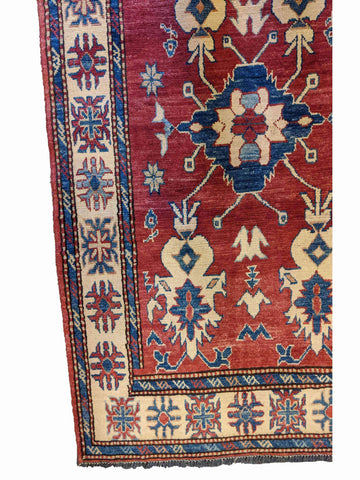 153 x 107 cm Kazak Red Rug - Rugoutlet