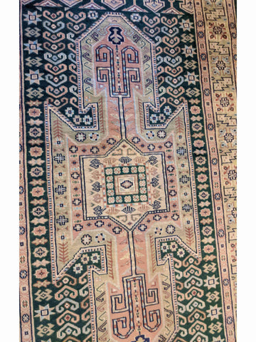 159 x 100 cm Fine Pakistan Green Rug - Rugoutlet