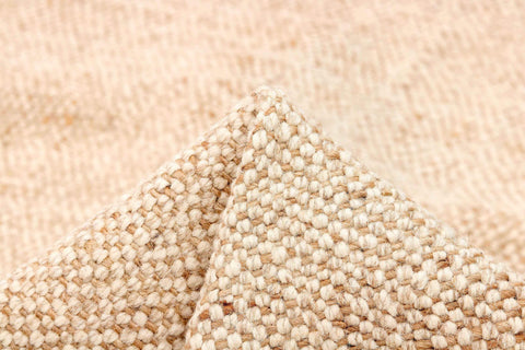 160x90 cm Jute & wool beige flat-weave Rug-200024WD - Rugoutlet