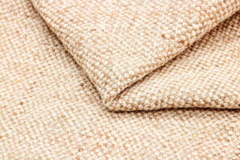160x90 cm Jute & wool beige flat-weave Rug-200024WD - Rugoutlet