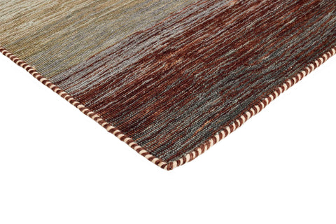 160x90 cm wool multicolour Rug-HLD200114, Green Multi - Rugoutlet