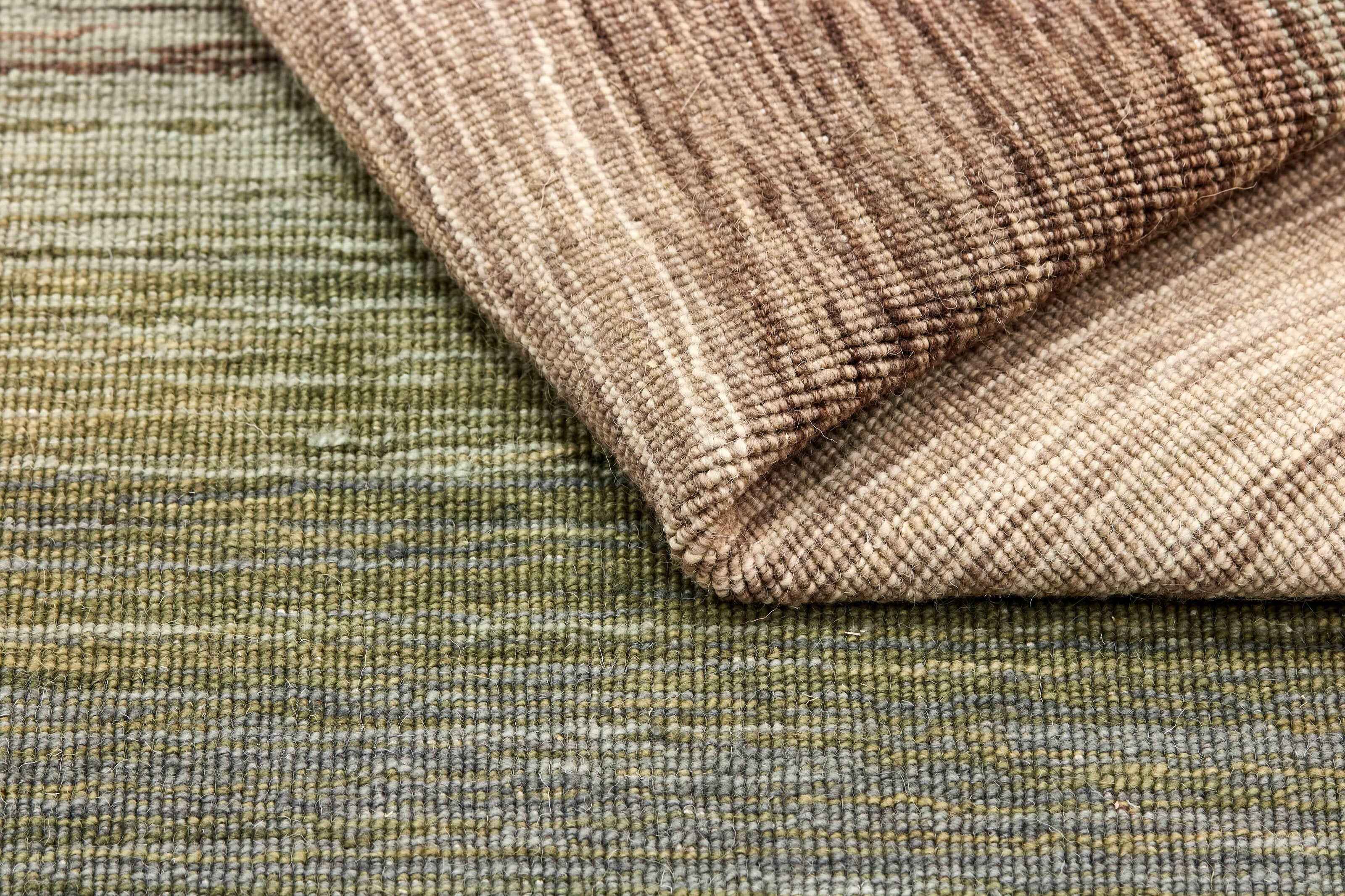 160x90 cm wool multicolour Rug-HLD200114, Green Multi - Rugoutlet