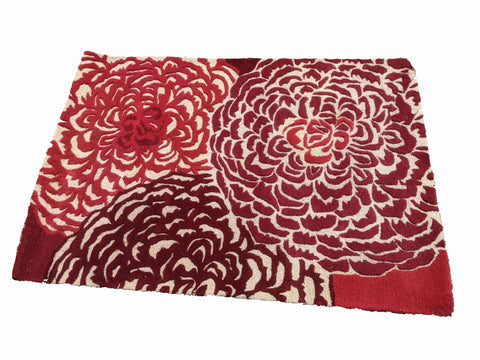 173 x 122 cm Hand tuffted Red Rug - Rugoutlet