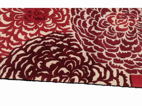 173 x 122 cm Hand tuffted Red Rug - Rugoutlet