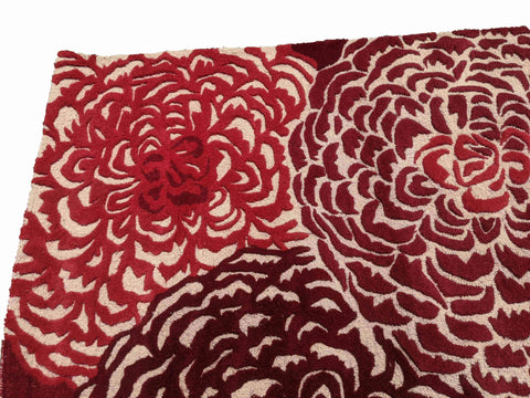 173 x 122 cm Hand tuffted Red Rug - Rugoutlet