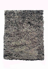 180 x 120 cm shaggy silk effect Grey Rug - Rugmaster