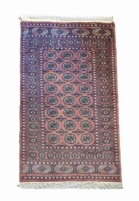 183 x 122 cm New Fine pakistan bukharah Brown Rug - Rugoutlet