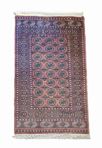 183 x 122 cm New Fine pakistan bukharah Brown Rug - Rugoutlet