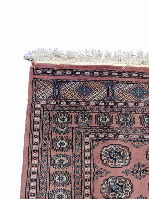 183 x 122 cm New Fine pakistan bukharah Brown Rug - Rugoutlet