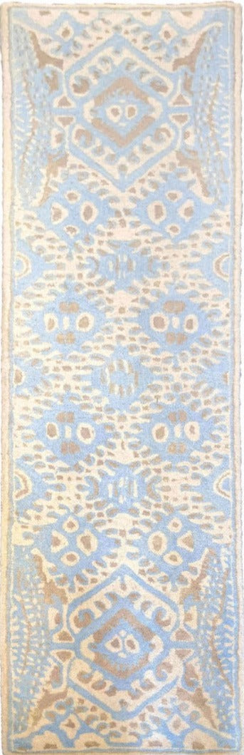 20 x 810 cm handtufted Beige Rug - Rugoutlet