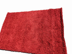 200 x 133 cm hand tufted shaggy Red Rug - Rugoutlet