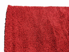 200 x 133 cm hand tufted shaggy Red Rug - Rugoutlet