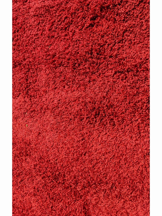 200 x 133 cm hand tufted shaggy Red Rug - Rugoutlet