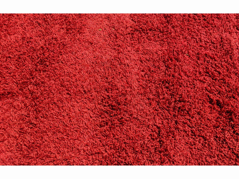 200 x 133 cm hand tufted shaggy Red Rug - Rugoutlet