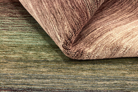 200x140 cm wool Beige Rug-HLC200114, Green Multi - Rugoutlet