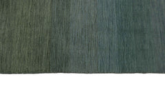 200x140 cm Indian Wool Blue Rug-6029, Grey Blue - Rugmaster