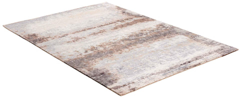 200x140 cm Indian Viscose Beige Rug-No. 3, Mix - Rugoutlet