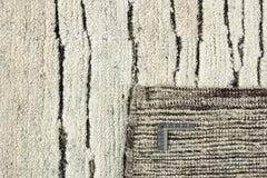 200x140 cm  Indian Wool Beige Rug-Fields, Natural