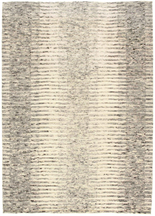 200 x 200 cm Indian Wool Beige Rug-River, Beige - Rugmaster