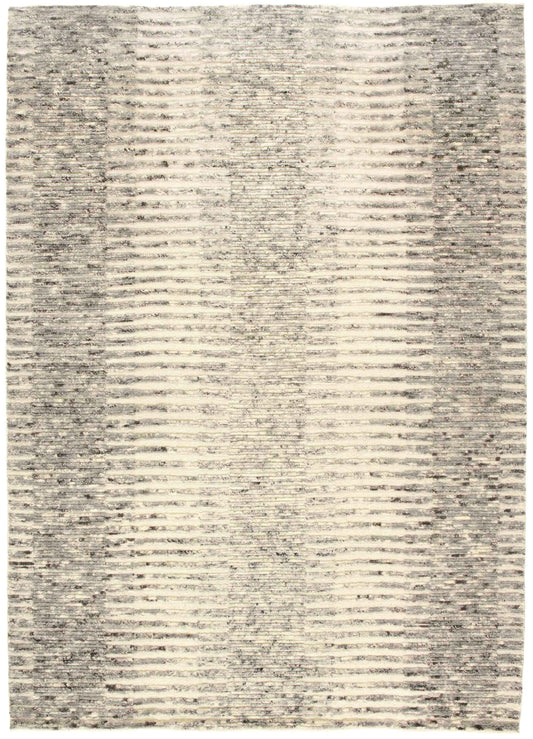 200x140 cm wool Beige Rug-River, Beige - Rugoutlet