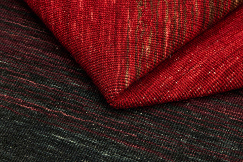 200x140 cm wool multicolour Rug-HLD180805, Black Red - Rugoutlet