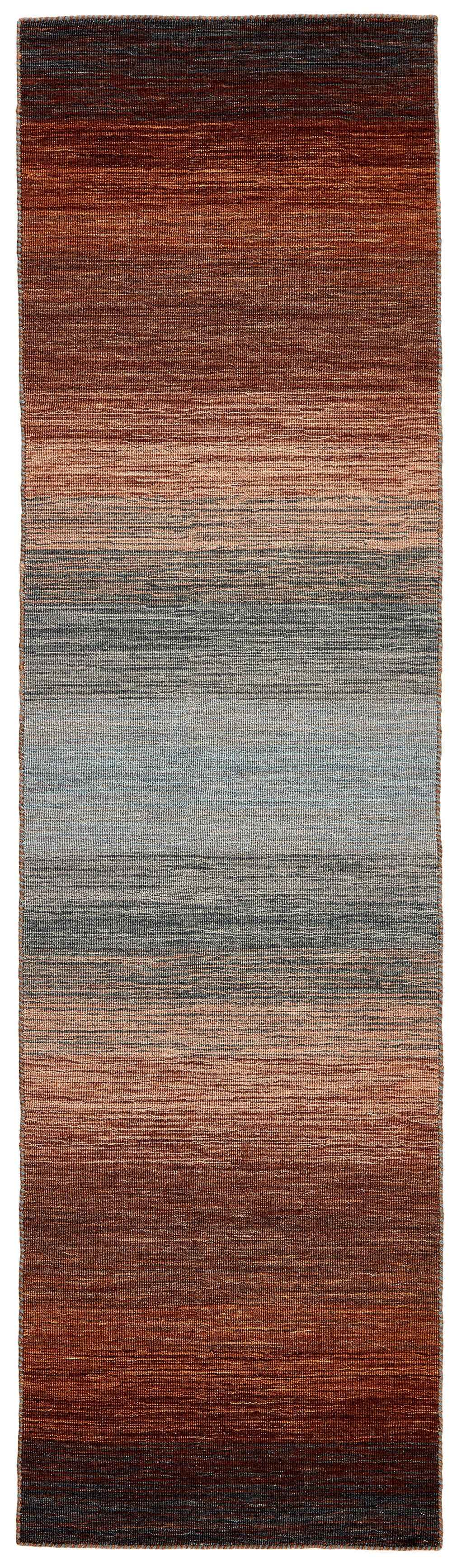 200x80 cm  Indian Wool Multicolor Rug-HLD200111, Brown Multi