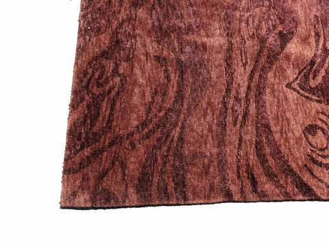 210 x 150 cm handmade Brown Rug - Rugoutlet
