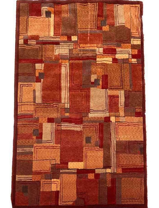 237 x 170 cm powerloom Red Rug - Rugoutlet