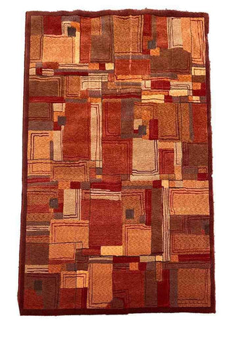237 x 170 cm powerloom Red Rug - Rugoutlet