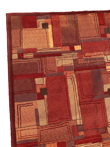 237 x 170 cm powerloom Red Rug - Rugoutlet