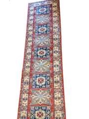 245 x 70 cm Kazak Orange Rug - Rugoutlet