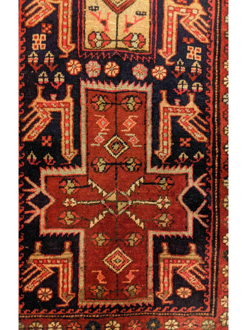 287 x 79 cm Karajeh Red Rug - Rugoutlet