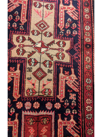 287 x 79 cm Karajeh Red Rug - Rugoutlet
