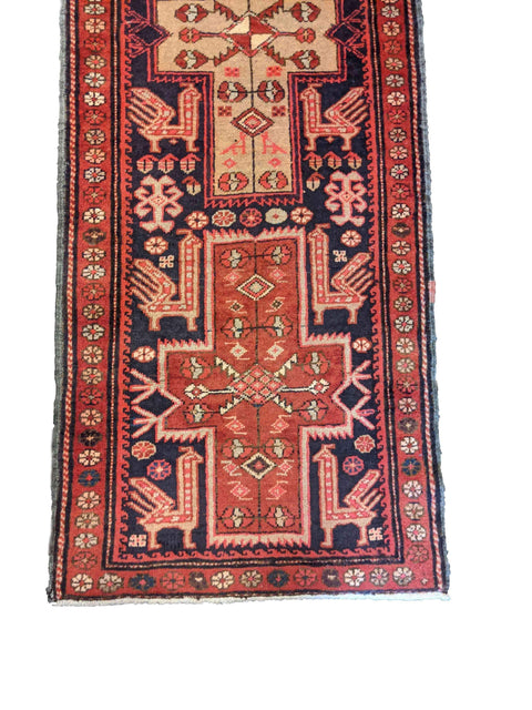 287 x 79 cm Karajeh Red Rug - Rugoutlet