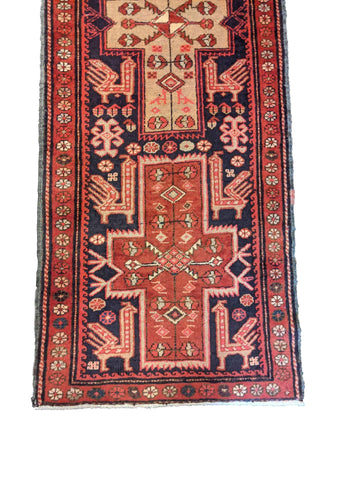 287 x 79 cm Karajeh Red Rug - Rugoutlet