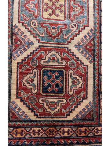 288 x 80 cm Kazak Red Rug - Rugoutlet