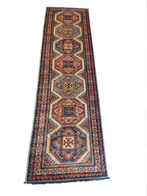 288 x 80 cm Kazak Red Rug - Rugoutlet